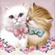 thumbnail image 1 of Kits de gato de pintura de diamante 5D, arte de bricolaje, taladro completo, pareja de adultos, pintura de bordado de diamantes de imitación, imágenes, arte WD.WDQZL Hogar, 1 of 6