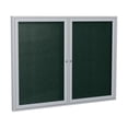 thumbnail image 4 of Pemberly Row Vinyl 36" x 48" 2 Door Enclosed Bulletin Board in Black, 4 of 8
