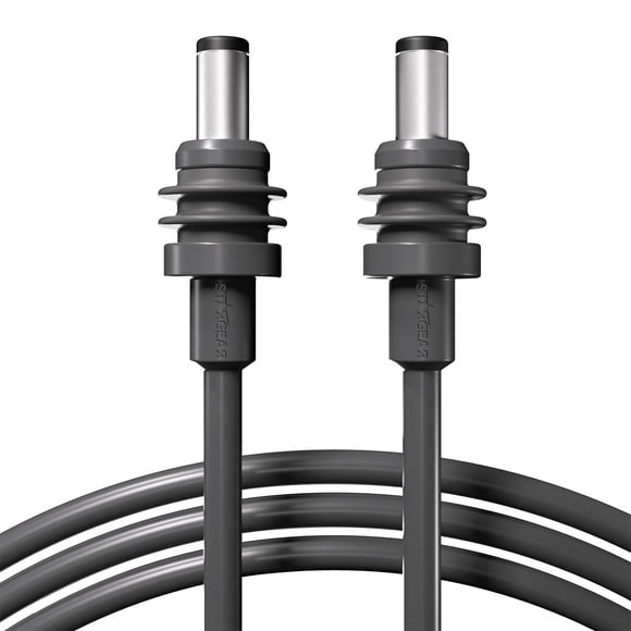 Cable de alimentación DC STARGEAR para Starlink Mini, 5 m, impermeable, gris