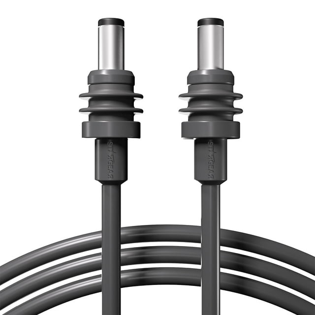 Cable de alimentación DC STARGEAR para Starlink Mini, 5 m, impermeable, gris