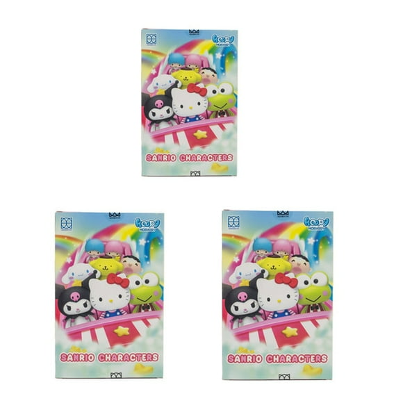 Sanrio Blind Box Toy Kuromi Pekkle Hello Kitty BadBadtz-maru Little Twin Star Anime Figures Doll Model Ornaments Kids Gifts