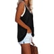 thumbnail image 4 of Guardurnaity Camiseta sin mangas con cuello en V para mujer Camiseta sin mangas de color informal Camiseta sin mangas con bloque Prendas para la parte del cuerpo Negro XXL, 4 of 6