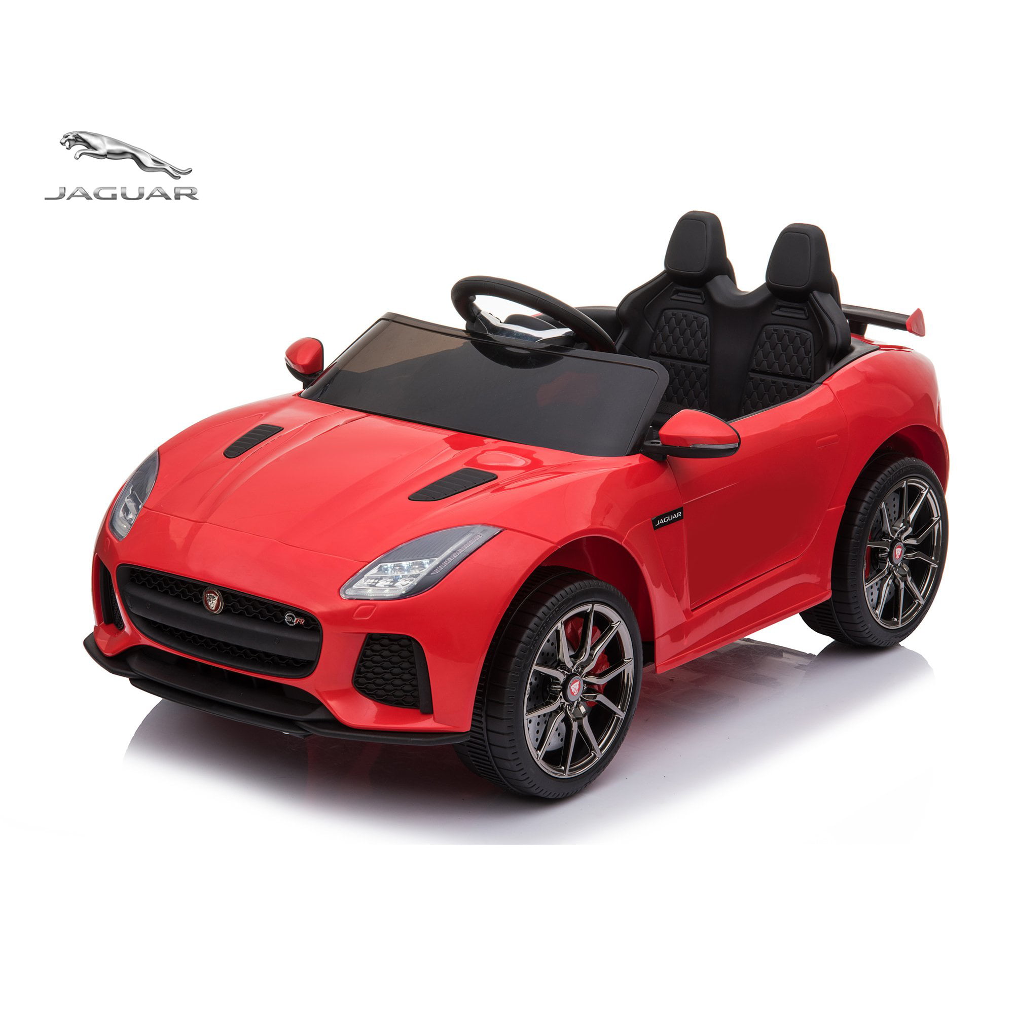Details about   Kid’s Electric Ride on Car Toy Jaguar F-type SVR Convertible Style 12V Battery 