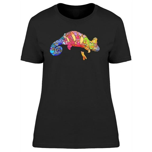 Vivid Chameleon T-Shirt Women -Image by Shutterstock, Female Large