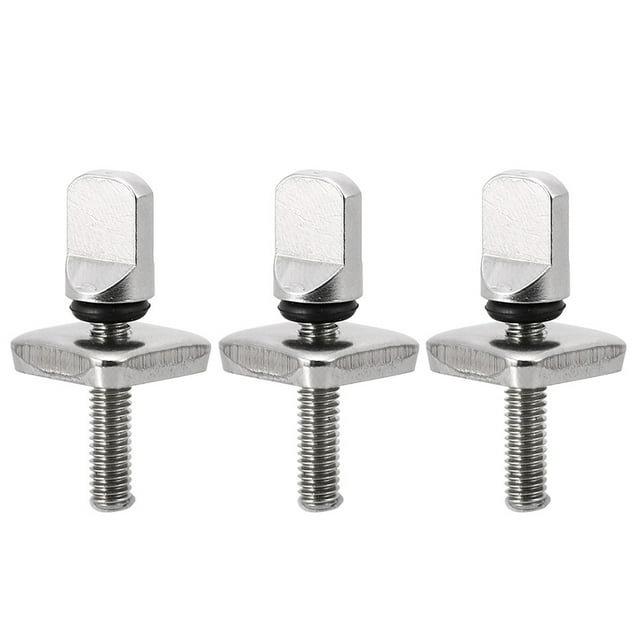 Empulgueras Irfora 2PCS / 3PCS Tornillos y placa de acero inoxidable sin herramientas de aleta Longboard Sin herramientas Tornillos para tablas de surf Irfora Empulgueras