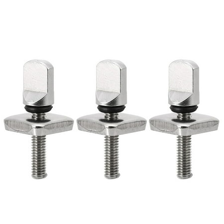 

Ametoys 2PCS / 3PCS Tool-free Stainless Steel Longboard Fin Screws and Plate No Tool Surfboard Screws