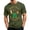 Army Green, variant on Oktoberfest Men's Beer Festival Print T-Shirt, Classic Graphic Casual Short Sleeve Tops