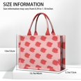 thumbnail image 3 of Large Capacity Tote Bag,Pioneer Flower Floral Print Pattern Handbag Fashion Luxury Tote Bag,15.7"x13"x 5.1" Inches,Laptop Compatible, 3 of 6