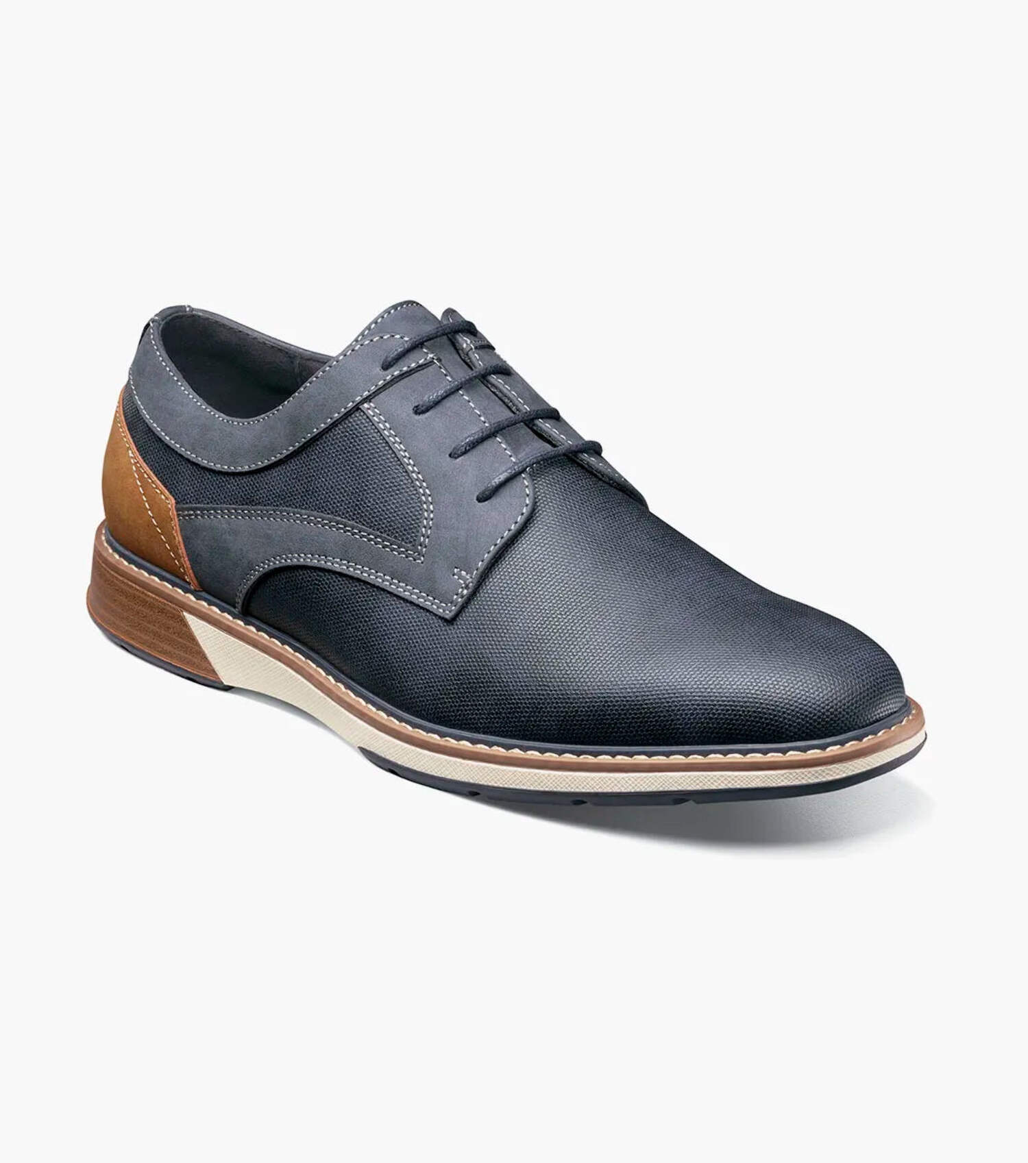 Stacy Adams Beau‎ Men\'s Dress Shoes Cognac Moc Toe Leather 24692-001 Sz 13 M Stacy Adams Beau Men main image 3