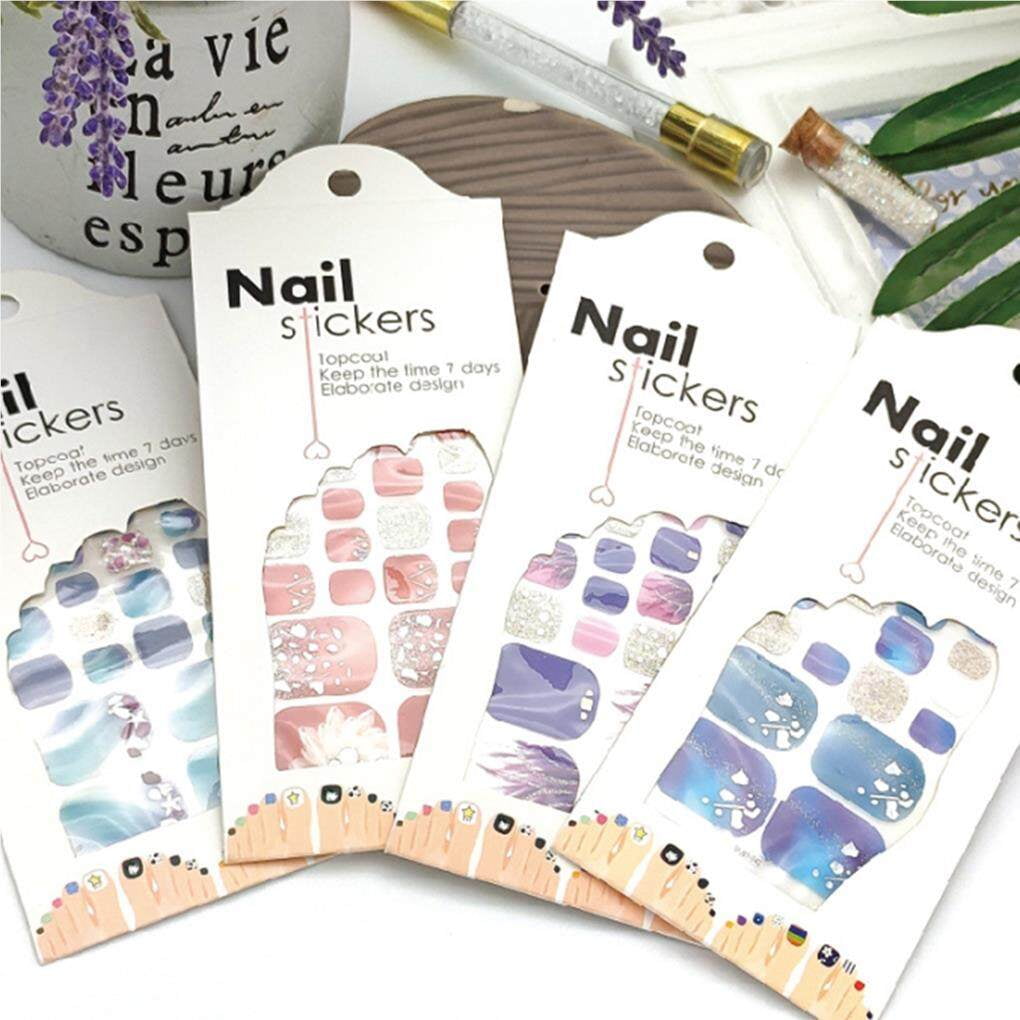 Xingzhi 1X Toe Nail Stickers Full Cover Patch Manicure