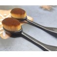 thumbnail image 5 of 2 Pack Toothbrush Foundation Brush Oval Makeup Brush Loose Powder Toothbrush Brushes for Blending Liquid, Cream, Flawless Powder, 5 of 5