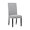Gray, variant on WestinTrends Linox Upholstered Dining Room Chairs, Modern Parsons Chair Linen Fabric Kitchen Dining Table Chairs with Solid Wood Legs, Brown