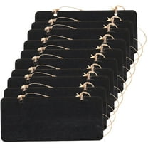HAMPPLIES 10Pcs Hanging Chalkboard for Supermarket and Wedding Messages
