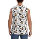 thumbnail image 4 of Balery French Bulldog3 Camisetas sin mangas para hombre, absorbe la humedad y protege contra el mal olor.-3X-Large, 4 of 7