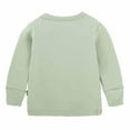 thumbnail image 3 of ROLKFUK Boys Girls Outfit Sets, 2 Piece Cotton Long Sleeve Sweatshirt and Sweatpants Set Green Size 3-4 T, 3 of 5