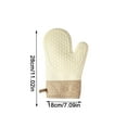 thumbnail image 3 of Gants de Four Cuisine Cuisson Silicone Gants Micro-Ondes, 3 of 6