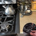 thumbnail image 5 of Silicone Stove Gap Cover 2-Pack, Heat-Resistant Kitchen Countertop Protector for Gas Stoves, 63.5x5.5x1cm Black, 5 of 5