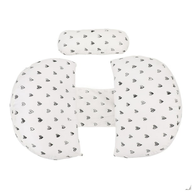 Almohada de Maternidad para el Sueño Lateral, Almohadas de Cuña de Emarazo Blando Ergonímico Multipósito para Hogar