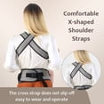 thumbnail image 4 of Cangurera Ergonómica para Bebé 6 en 1 con Asiento de Apoyo Hipseat, Soporte Lumbar y Bolsillos Térmicos - Multifuncional Transpirable, 4 of 4