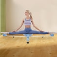 thumbnail image 3 of 74*28cm Floor Standing Leg Stretcher Blue Heavy Duty Split Machine Flexibility Stretching Equipment with Practical Wheels, 3 of 18