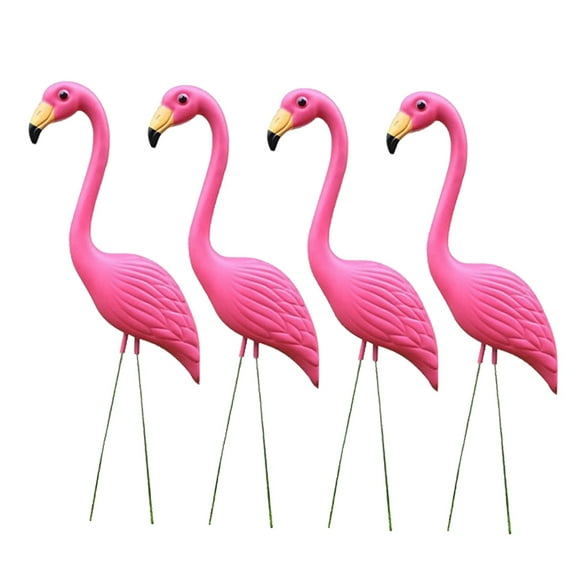 Plastic Lawn Flamingos