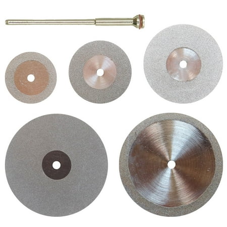 

Eummy Cutting Wheel Set Diamond Cutting Disc Kit Sharp Circular Saw Blade Set Professional Rotary Tool Accessories with Pole for Gemstone Marble Concrete Ceramic