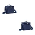 thumbnail image 2 of Bolsa de almuerzo aislada Injueey Tamaño de aislamiento térmico Ligero Durable Azul marino 2Conjunto, 2 of 6