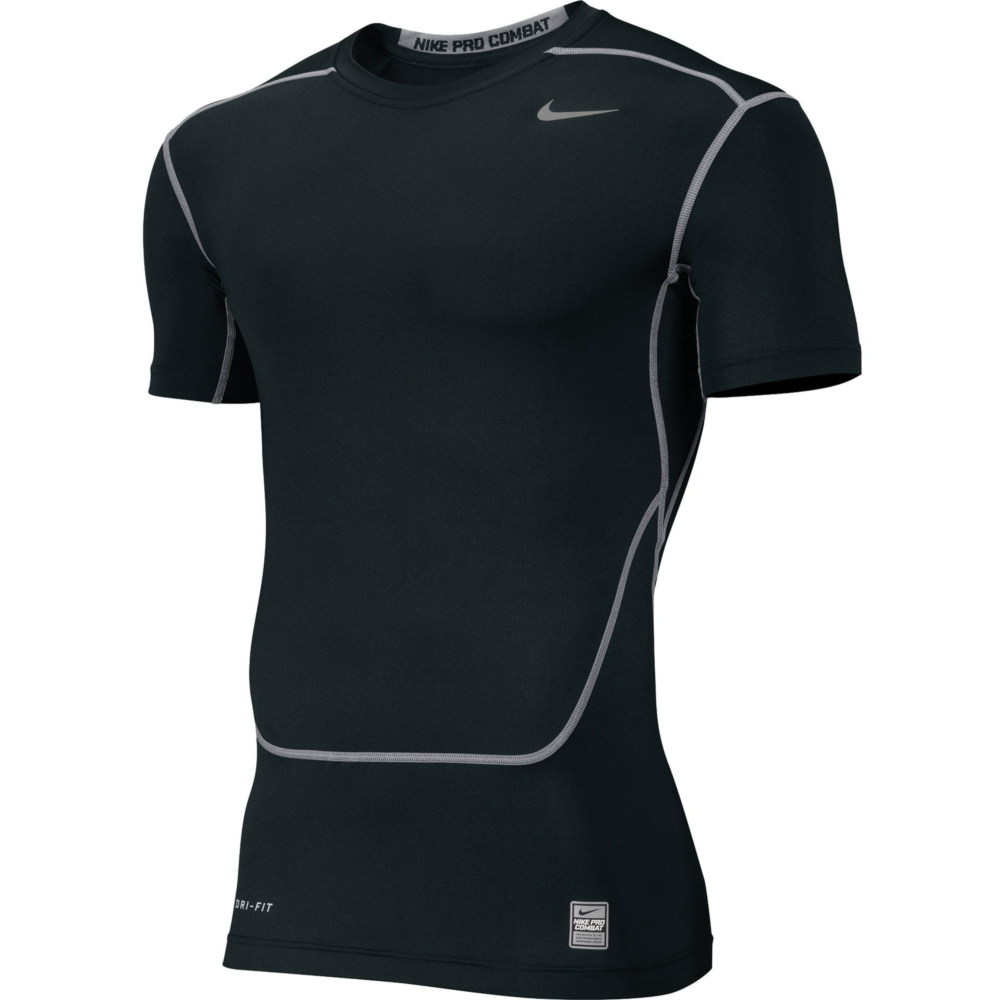 Mansion Belønning Kondensere Nike Men's Dri-Fit Pro Combat Base Layer Training Shirt - Walmart.com