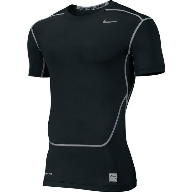 Familiar Frustración Adecuado Nike Men's Dri-Fit Pro Combat Base Layer Training Shirt - Walmart.com