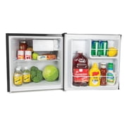 Igloo 1.6 cu. ft. Single Door Refrigerator with Freezer, Black