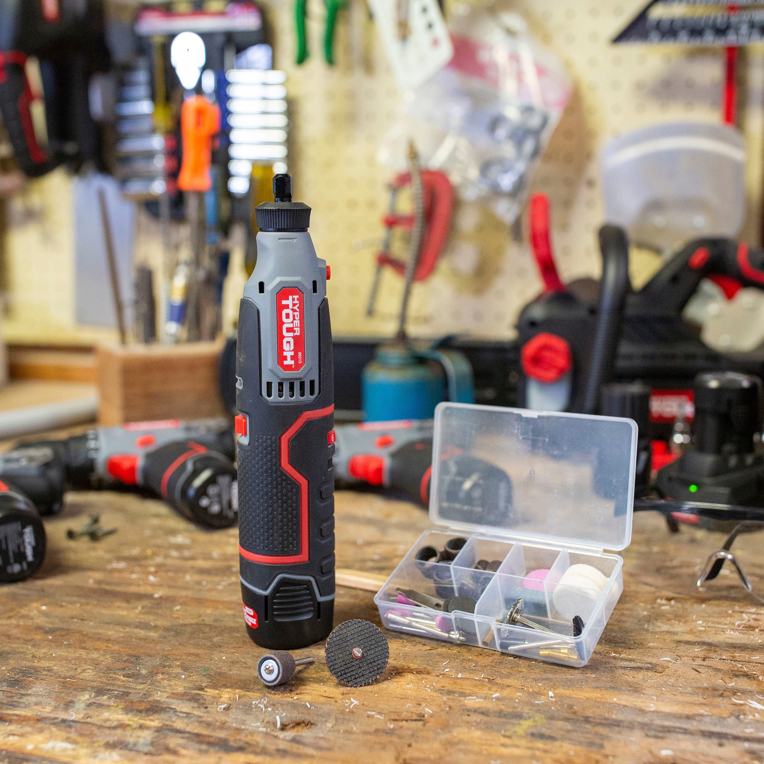 Hyper Tough 12V Max Cordless Rotary Tool With 40 Accessories and 1.5Ah Battery in Nepal at NPR 7628 Rating 5