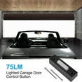thumbnail image 5 of 4Pcs Universal Garage Door Opener Switch 41A4166 Lighted Wall Mounted Push Button Black with White Center, 5 of 6