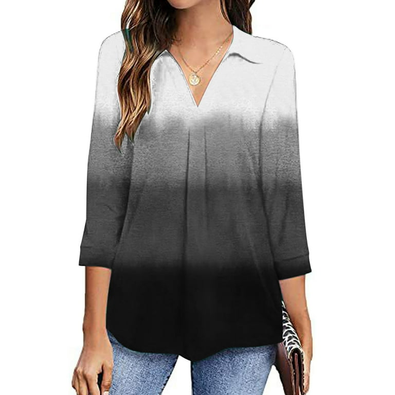 Casual Print Solid Printing Turndown Collar Three Quarter Two Pieces(3 Colors) Casual Print Solid Printing Turndown Collar Three Quarter Two Pieces(3 Colors)