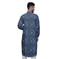 thumbnail image 4 of Atasi Style Asymétrique Kurta pour Hommes Imprimée Longue Chemise Kurta Décontractée, 4 of 6