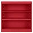 thumbnail image 3 of Sandusky Welded Steel Freestanding Bookcase Storage Cabinet, Red, 3 of 6