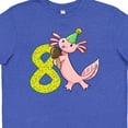 thumbnail image 4 of Inktastic 8th Birthday Axolotl with Ice Cream Youth T-Shirt, 4 of 5
