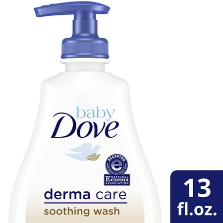 Baby Dove Derma Care Soothing Liquid Body Wash for Baby Eczema, 13 oz