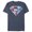 Navy Blue Heather, variant on Men's Superman Logo Geometric  Graphic Tee Navy Blue Small