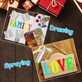 thumbnail image 5 of DEBGFS 36 PCS Alphabet Number Stencils for Painting on Wood, 5 Inch Cursive Letter Stencils Reusable Art Crafts Calligraphy Stencils Plastic Alphabet Drawing Templates Kits DIY Art Project, 5 of 5