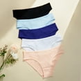 thumbnail image 6 of Sngxgn Women's Panties Pack, Classic Cotton Brief Underwear, Moisture-Wicking(Sky Blue,S), 6 of 6