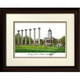 Campus Images MO999R Université de Missouri Ancienne Lithographie Encadrée – image 1 sur 1