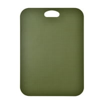 PuSpu Home Decoration Kitchen Utensils Double-Sided Plastic Cutting Board, Reversible Multifunctional Fruit & Meat Chopping Mat, Dishwasher Safe, 13.4×9.4 in