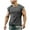 Dark Gray, variant on Dianli Mens Tank Tops Gym Yoga Crew Neck Summer Beach Loose Fit Sleeveless T-Shirts Solid Tank Tops Gym Workout Shirt Athletic Running Tee for Men Summer Saving Army Green XXXXL
