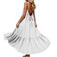 thumbnail image 2 of LIaqionyy Women's Maxi Dress Boho Adjustable Spaghetti Strap Beach Long Dresses Flowy Casual Sleeveless Sundress, 2 of 7