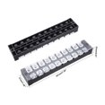thumbnail image 3 of Unique Bargains 2Pcs Dual Rows 10 Positions 600V 45A Cable Barrier Block Terminal Strip TB-4510L, 3 of 3