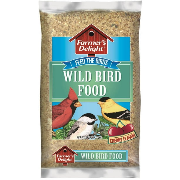 Farmer's Delight 10 lbs Wild Bird Food with Cherry Flavor