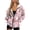 Butterflies Strawberries, variant on HELLHERO Polyester Fabric Hoodie Jacket for Fall Vacation, with Pockets Stretchy Full Zip Hoodie, Mushrooms Pattern