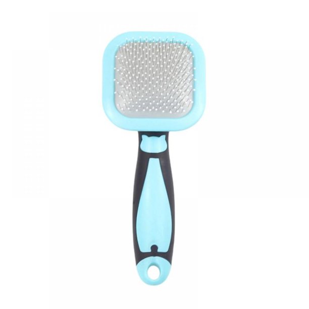 GOODLY Dog Brush Cleaning Pin Brush for Shedding Dog Hair Brush for