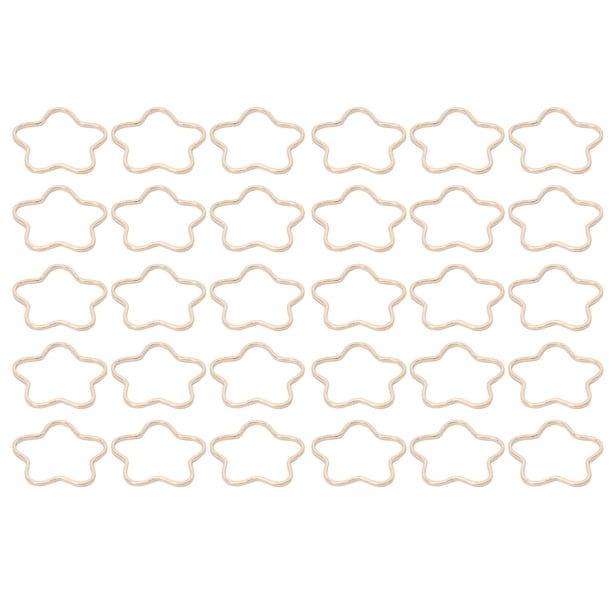 Moldes Para Hallazgos De Joyería DIY, Colgantes De Dijes De Bisel Abierto Colgantes De Molde De Marco En Blanco Hermosos 30 Uds Para Compañeros De Clase Para Fiesta ANGGREK Otros