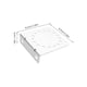 thumbnail image 2 of OULII 2Ud Soporte De Ángulo Galvanizado Para De Con Base Articulada Multifuncional, 2 of 8